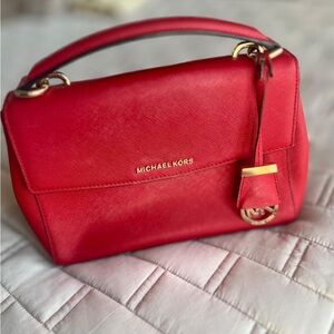 Michael Kors pebbled leather crossbody bag